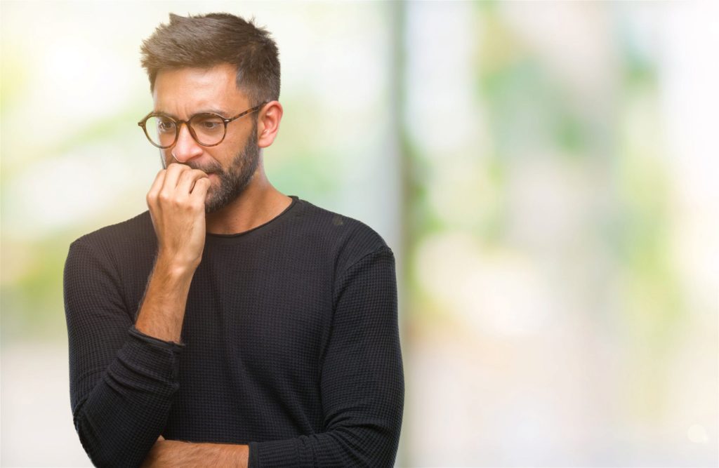 man who feels worried all the time
